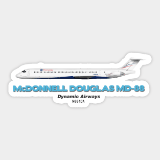 McDonnell Douglas MD-88 - Dynamic Airways Sticker